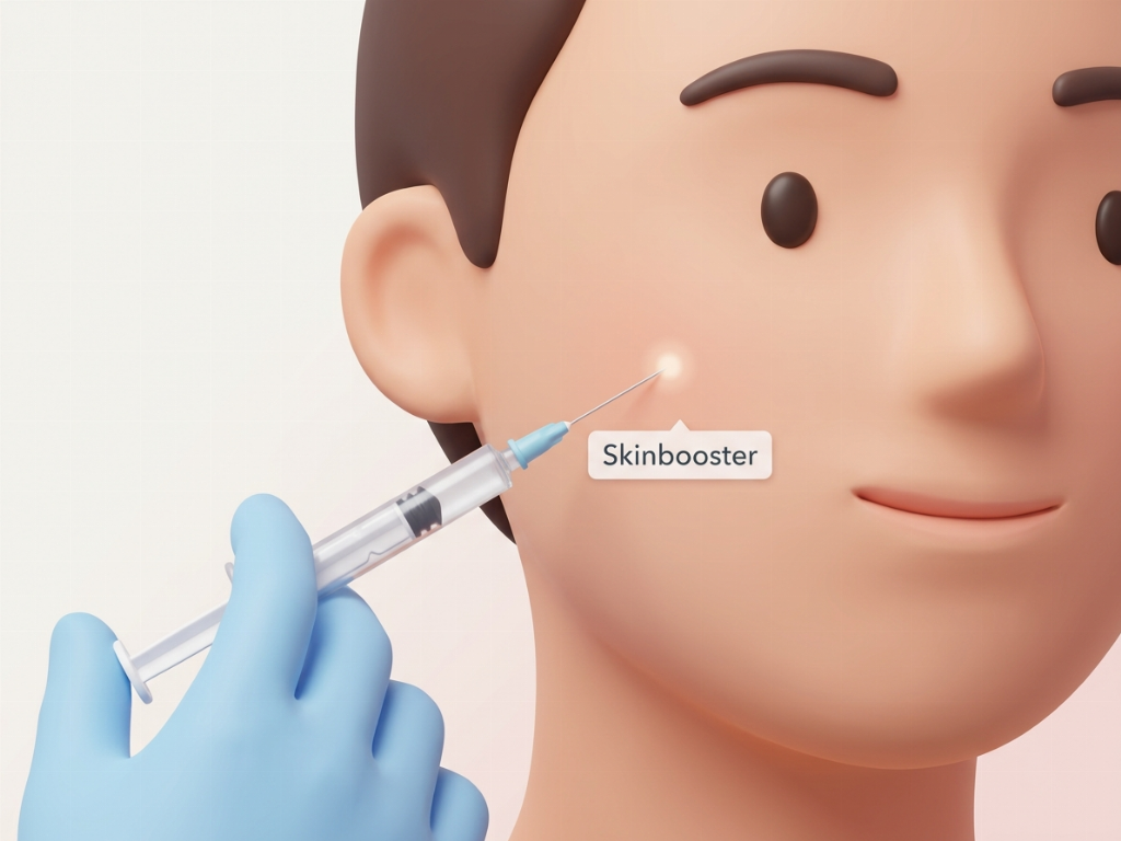 Precise micro-injections deliver nutrients to the dermis