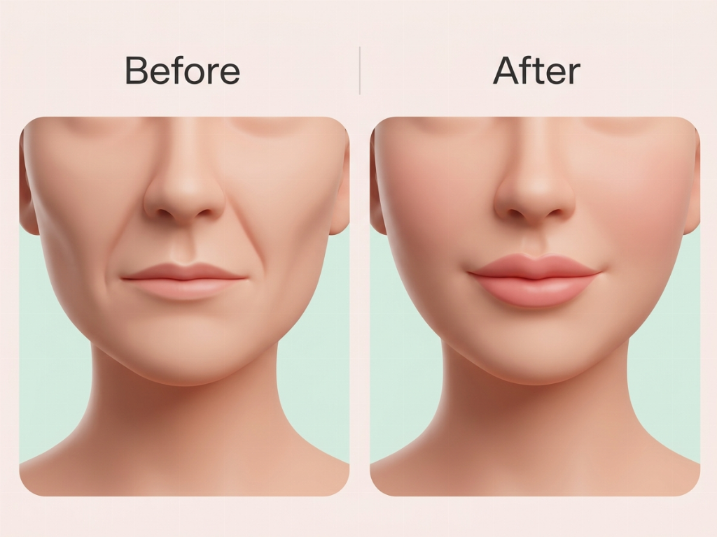 Volume Restoration and Lip Enhancement Results
