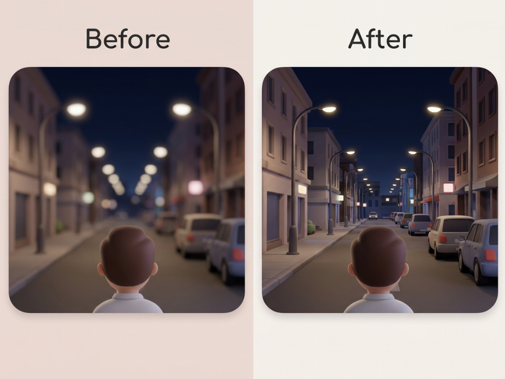 Realistic expectation of visual clarity improvement after EVO ICL.