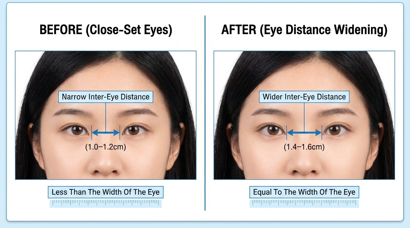 Eye Distance Widening