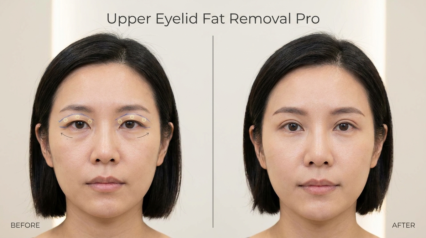 Upper Eyelid Fat Removal Pro