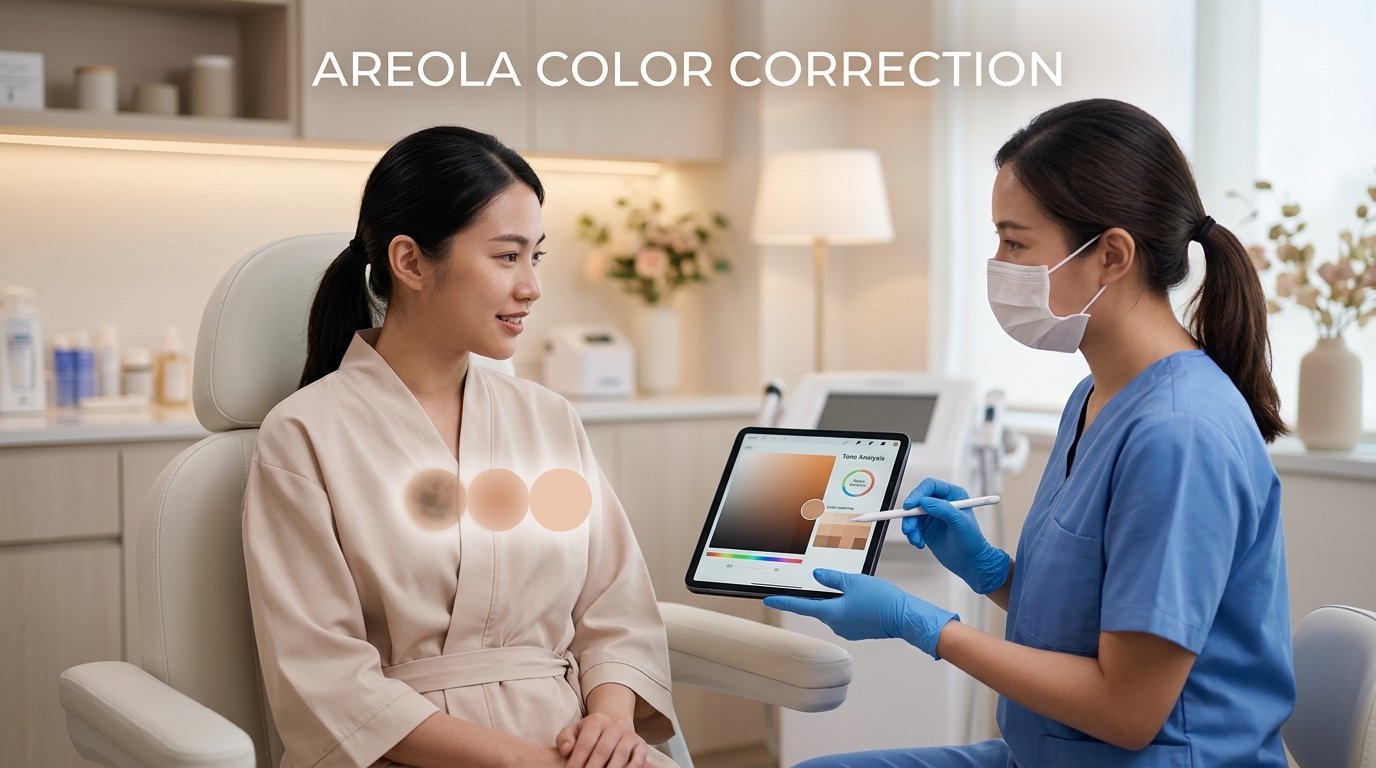 Areola Color Correction