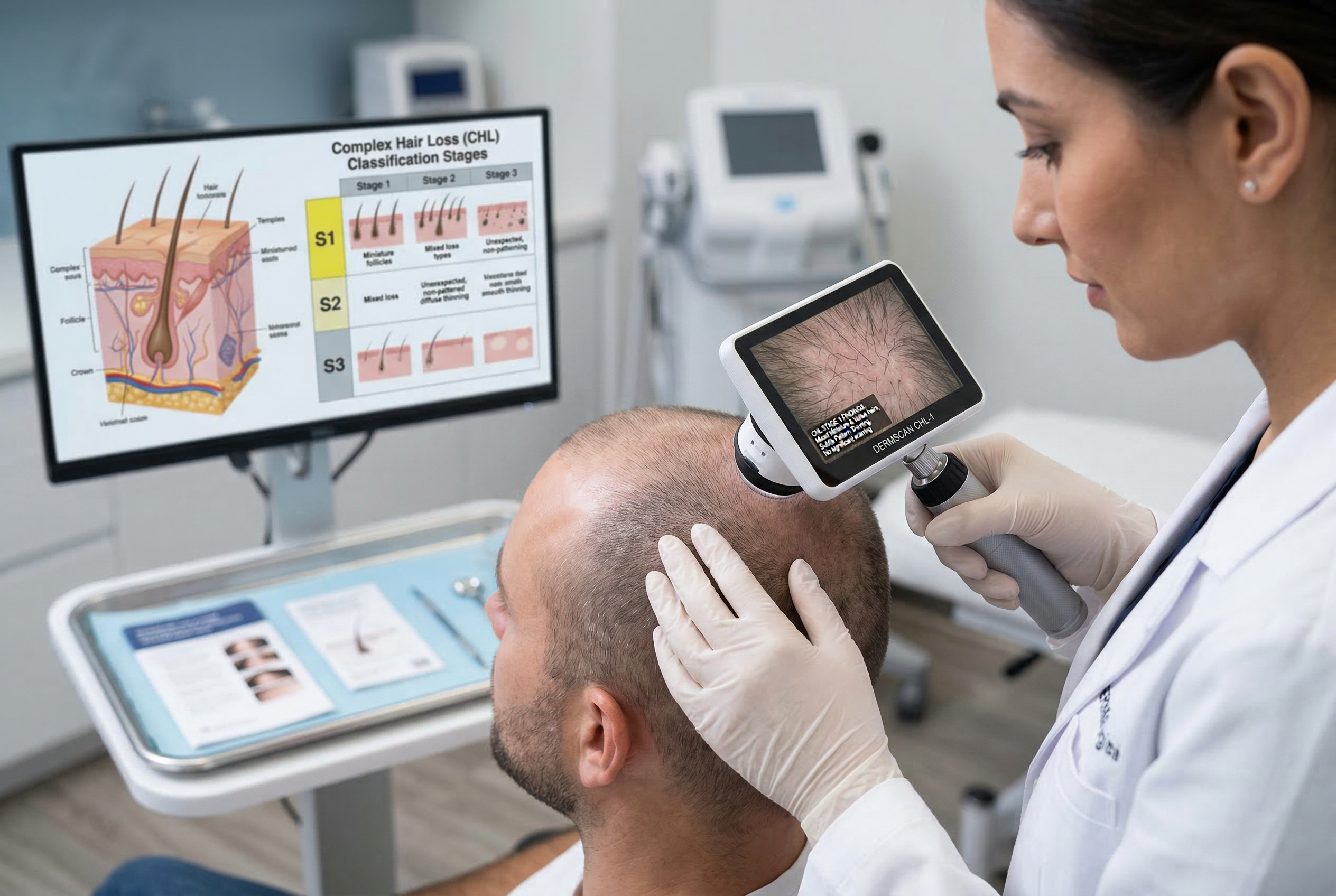 Complex Hair Loss Stage 1