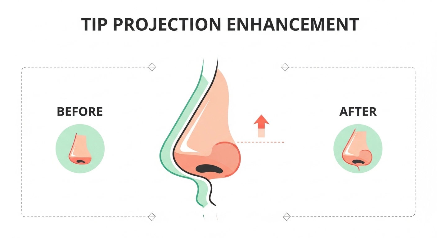 Tip Projection Enhancement