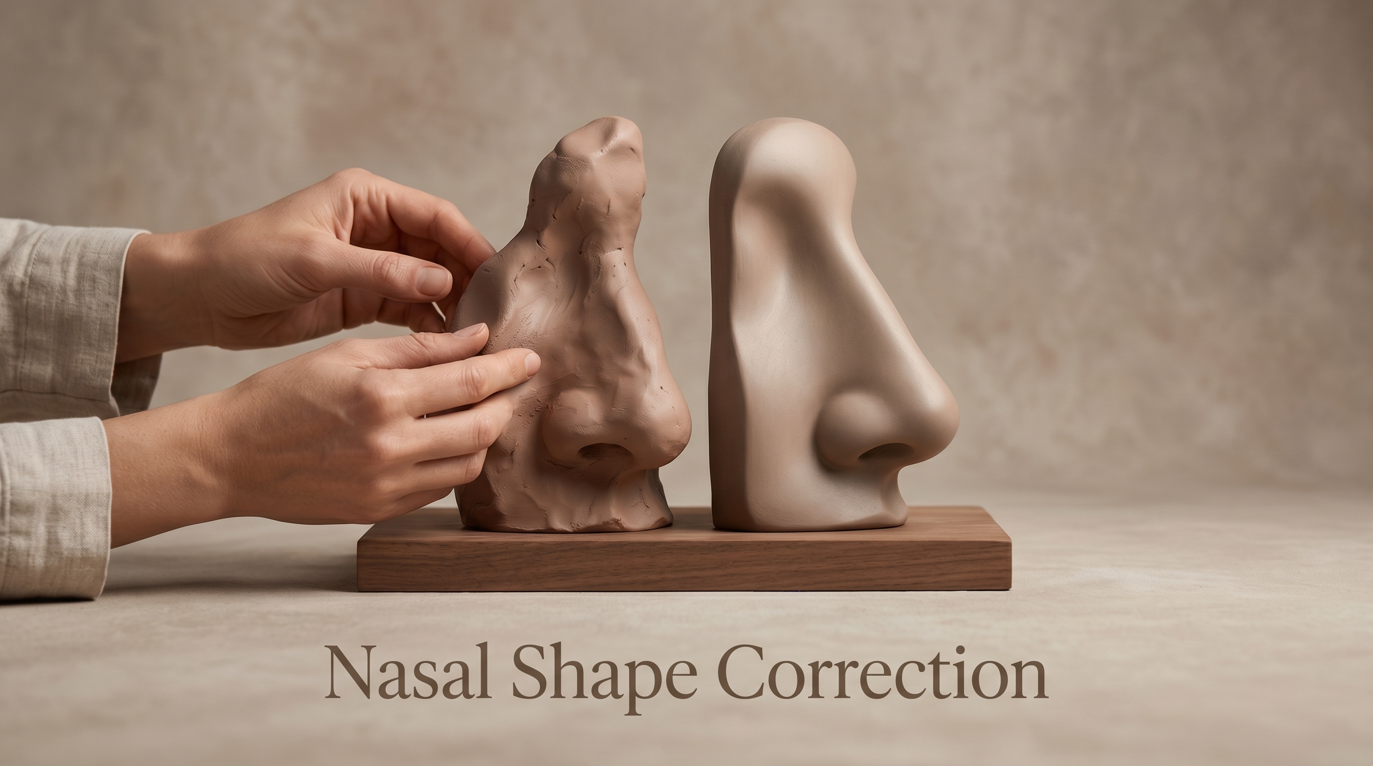 Unfavorable Nasal Shape Correction