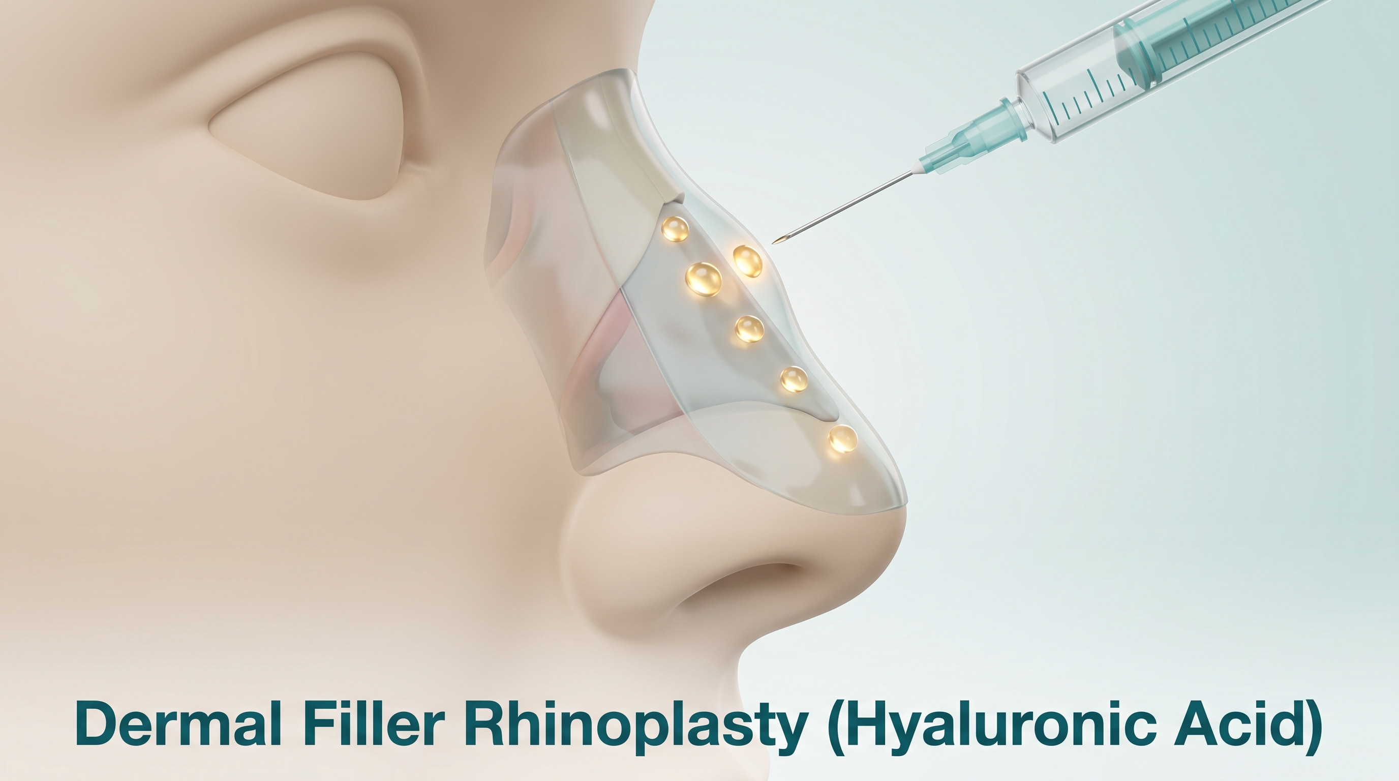 Dermal Filler Rhinoplasty (Hyaluronic Acid)