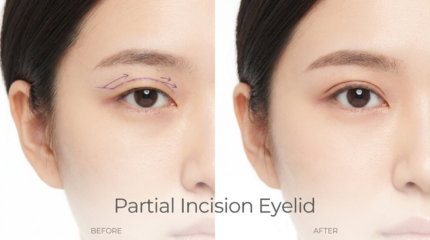 Partial Incision Eyelid