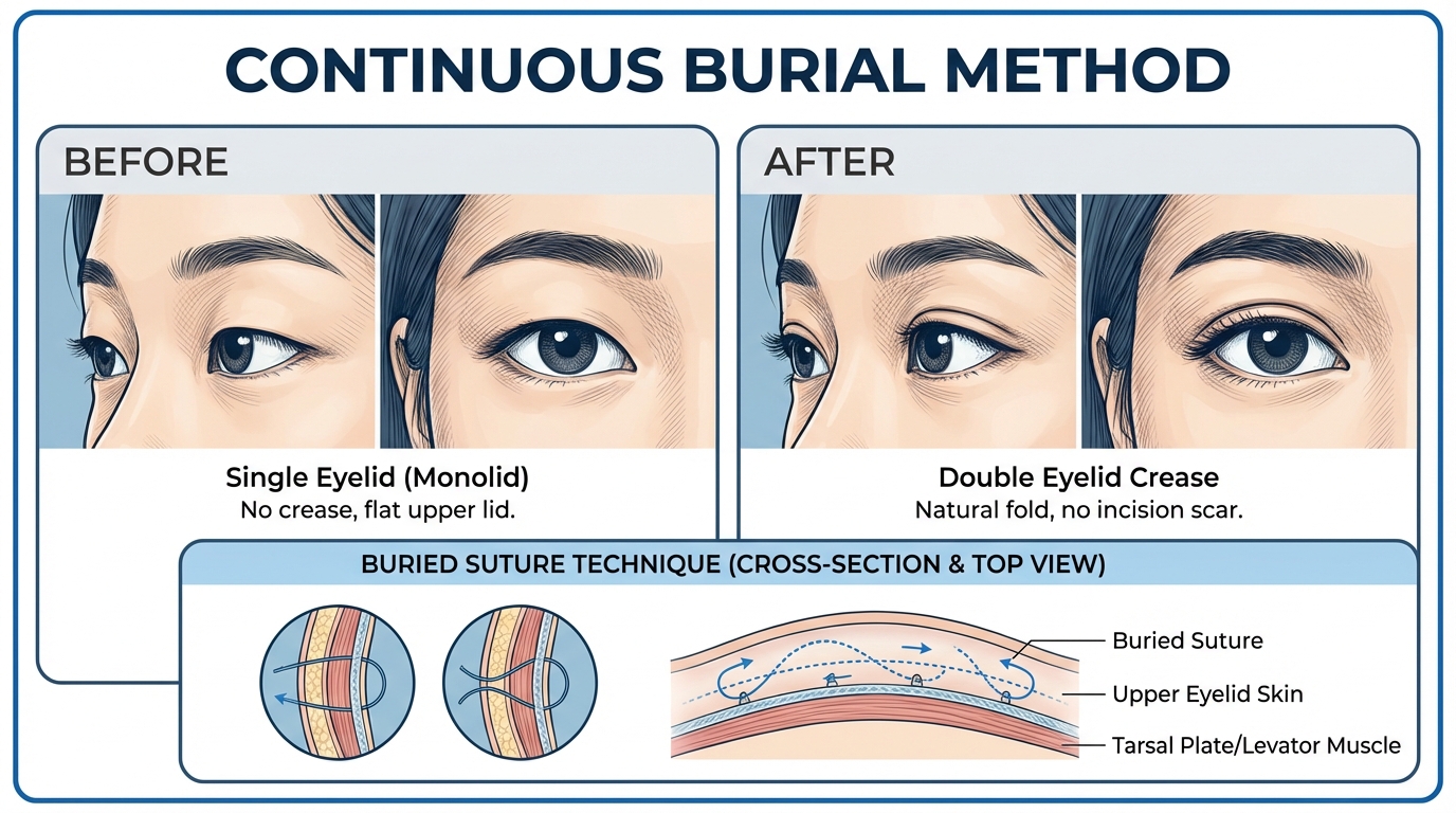 Continuous Burial Method