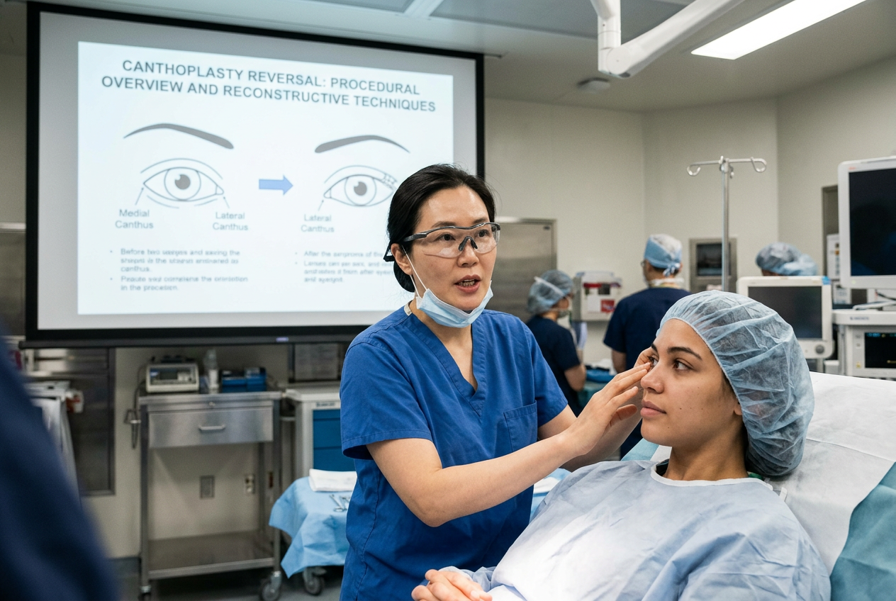 Canthoplasty Reversal