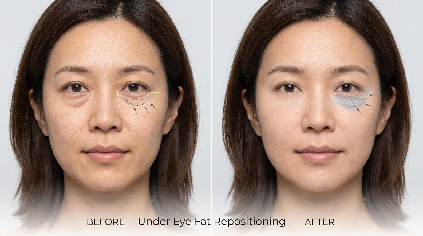Under Eye Fat Repositioning
